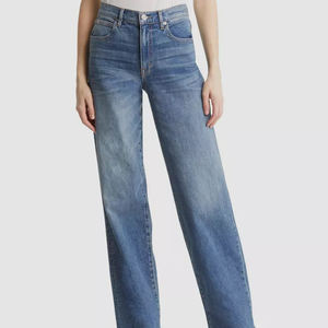 Pantalon en jean évasé taille haute ample pour femme, respirant, écologique, séchage rapide, conception OEM sur mesure, fabricant, best-seller - Product Image 2