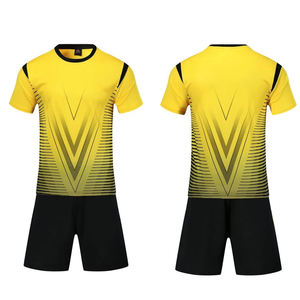 Soccer Uniform Men Quick Dry Breathable Lightweight Football Jersey Shorts Set Athletic Outdoor Training Sportswear - Product Image 1