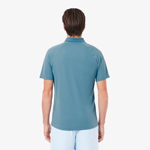 Men's Short Sleeve Solid Color Cotton for <b>Shirt</b> Breathable Casual Knitted Jersey Turn Collar Design Quick Dry <b>Gothic</b> Front Logo - Product Image 2