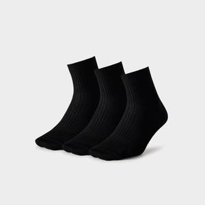 Calcetines atléticos de algodón para mujer, calcetines de mujer con logotipo de puño inferior con patrón de letras de punto personalizado de algodón 100% - Product Image 4