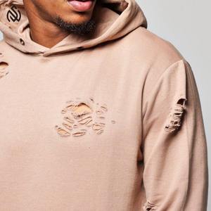 Sudaderas con capucha desgastadas con logotipo personalizado de la mejor calidad, cuello con capucha para la temporada de invierno, sudaderas con capucha desgastadas con logotipo frontal - Product Image 6