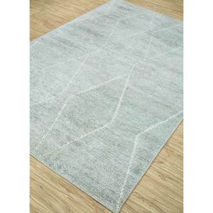 Alfombras Indusbar Azules Geométricas de Viscosa Tejidas a Mano de 10 mm Phcs-07 Jaipur para el Hogar, Pasillo y Dormitorio, para Habitación de Adolescentes y Alfombra de Cabecera - Product Image 2