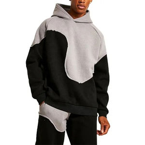 Nouvel ensemble de survêtement unisexe en coton personnalisé avec logo, style tendance, respirant, séchage rapide, écologique, rayé, pour le jogging - Product Image 3