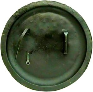 Thời Trung Cổ Vòng Màu Đen Spartan Lá Chắn 24 "Hiệp Sĩ Spartan Lá Chắn Người Đàn Ông Chiến Binh Chiến Đấu Đã Sẵn Sàng - Product Image 4