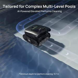 Robot aspirateur de piscine sans fil Aqua.Sens 2 Ultra avec station de charge / Cartographie de la piscine / Caméra IA / Nettoyage de la surface de l'eau / Clarification - Product Image 3