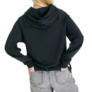 Sudadera Casual de Invierno para Mujer, Talla Grande, Cuello Alto, Logotipo Frontal, Ecológica, Transpirable, Hombros Caídos, Corte Ajustado, a la Moda - Product Image 3