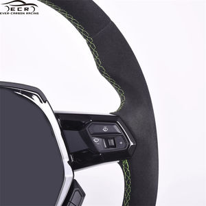 Ever-Carbon Racing ECR nouveau Design volant en cuir suédé pour <span class=keywords><strong>Lamborghini</strong></span> Huracan volant en Fiber de carbone - Product Image 6