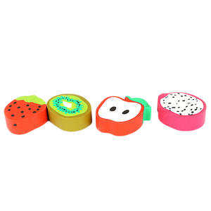 Juego de 4 Borradores con Forma de Fruta - Multicolor - Product Image 2