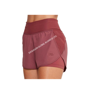 Hot Recommended Summer Gym <b>Shorts</b> for Women Casual Elastic Waist Breathable Sweat Yoga <b>Shorts</b> Plus Size Plain Dyed Wholesale - Product Image 1