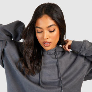 Ensemble de survêtements pour femmes 100% coton personnalisé OEM grande taille de printemps couleur personnalisée léger respirant vente en gros - Product Image 6