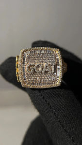 แหวนเพชรสำหรับปลูกในห้องปฏิบัติการทรงกลมสีทอง14KT ทันสมัยเครื่องประดับฮิปฮอปสุดเท่เท่ออกแบบให้สะดุดตาสำหรับงานปาร์ตี้หรือของขวัญ - Product Image 5