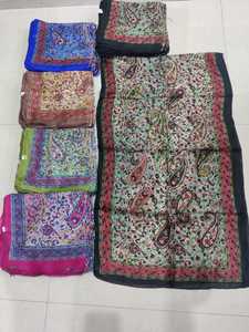 Bufandas y estolas con serigrafía de lujo hechas a medida elegancia hecha a mano para el estilo festivo y formal diario toque vintage - Product Image 6