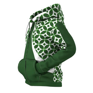 Sudadera con capucha de sublimación de poliéster 100% personalizada para hombre, sudadera de mezcla de algodón básica de invierno con estampado completo 2025 - Product Image 5