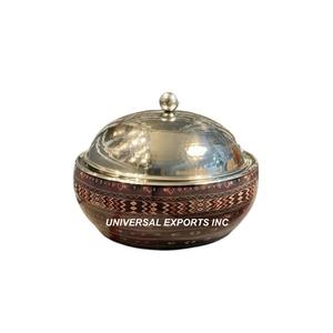 Hotpot de Metal de diseñador con acabado personalizado, recién llegado, hecha a mano cazuela de diseñador, calentador de alimentos de Metal nuevo de calidad superior - Product Image 1