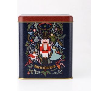 1.8 L <span class=keywords><strong>Clara</strong></span> trang trí kỳ nghỉ trượt nắp <span class=keywords><strong>nutcracker</strong></span> vuông 120x120x137mm hộp thiếc lễ hội hay thay đổi có thể tái chế để lưu trữ thực phẩm - Product Image 1