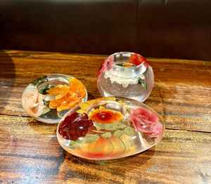 Modern Resin & <b>Wood</b> Handmade Eco-Friendly <b>Candlestick</b> <b>Holder</b> with Customized Shape for Home Decor - Product Image 1