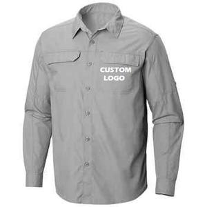Camiseta Casual de Cuello Polo con Serigrafía, de Secado Rápido, Manga Larga, Cortavientos, Ligera, con Protección Solar, 100% Poliéster, Ideal para Pesca - Product Image 6