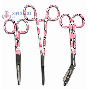 Juego de Tijeras de Enfermería Manuales SIMAECO CE, 3 Tijeras Médicas con Diseño de Vaca: Pinzas para Arterias de 6 Pulgadas, Tijeras de Enfermería de 5 Pulgadas, Tijeras para Vendajes de 5.5 Pulgadas - Product Image 5