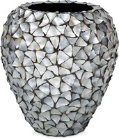 Meilleure collection de vases en nacre de capiz, vase en verre pour la décoration de la maison, naturel, sûr, en osier, meubles de salon
