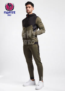 100% algodón de lujo Tech Fleece para hombre chándal Logo 2 piezas conjunto transpirable Joggers peso pesado al aire libre chándal - Product Image 5