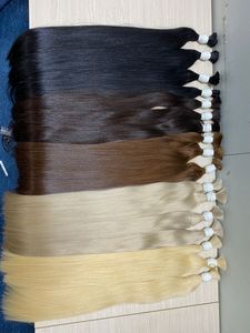 Extension de cheveux Remy vietnamiens Super Double dessiné pour Lux qualité couleur de cheveux froids vrais cheveux humains en vrac Style droit - Product Image 4