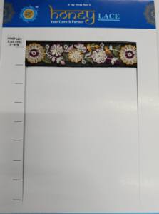 Encaje bordado floral colorido - Product Image 2