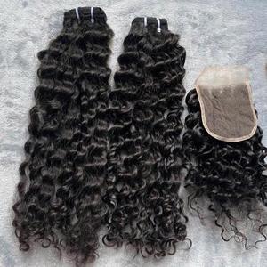 Meilleur prix vendeurs de extensions de cheveux humains vierges birmans à cuticules alignés de cheveux frisés vierges bruts - Product Image 6