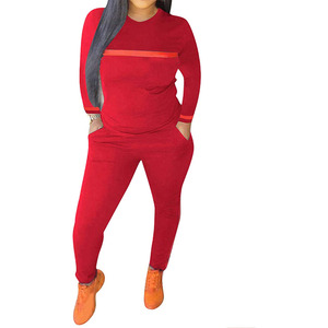 Conjunto Informal de Alta Calidad, Sudadera de Algodón Suave y Pantalones Deportivos, Trajes Deportivos Ajustados para Mujer, Ropa de Moda a Precio Económico - Product Image 3