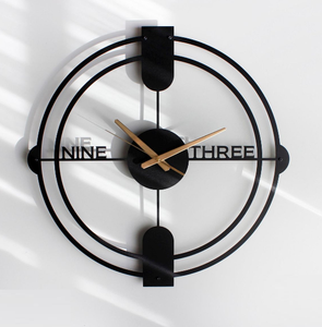 Recién llegado, reloj de pared elegante artesanal, cubiertos con acabado de plata, números redondos, relojes para uso en el hogar y la Oficina, decoración de pared de Metal - Product Image 2