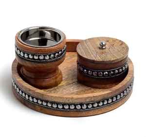 Colorful Eco-Friendly Resin Bakhoor Burner Box Tray <b>Set</b> Arabic Incense Mubakhar <b>Candle</b> Warmer for <b>Gift</b> Giving Z F CRAFT IMPEX - Product Image 2