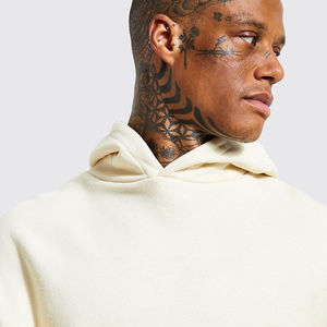 Sudadera con capucha de gran tamaño para hombre de algodón 100% de alta calidad, ropa deportiva térmica con diseño de serigrafía para deportes de primavera, Otoño e Invierno - Product Image 5