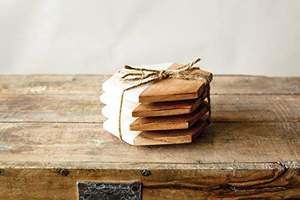 Custom Classic Eco-Friendly <b>Marble</b> Coasters with Solid Acacia Wood and Natural <b>Marble</b> Stone Customizable Size & Color - Product Image 3