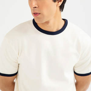 Nouveaux t-shirts pour hommes au design classique, polyester/coton, séchage rapide, respirant, coupe régulière, manches courtes - Product Image 4