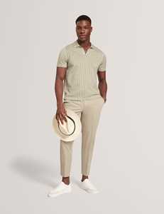 Personalizado de alta exigencia de negocios Casual de manga corta de punto Polo cuello Camiseta de algodón de los hombres de punto Polo camiseta para hombres - Product Image 5