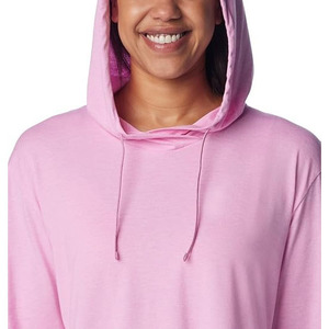 Mujeres al por mayor de manga larga de gran tamaño personalizado Logo Sudadera con capucha pulóver doble capa en blanco personalizado Sudadera con capucha mujer y hombre - Product Image 4