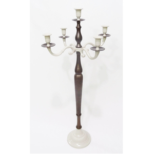 Two Tone <b>Candelabra</b> for Weddings 5 Arm Colourful <b>Candelabra</b> Table Centrepiece Christmas & Wedding Decoration Classic <b>Candelabra</b> - Product Image 3