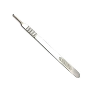 Mango de Bisturí Quirúrgico Veterinario Ortopédico de Acero Inoxidable Reutilizable, Herramienta de Corte para Cirugía General - Product Image 1