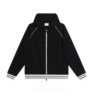 Logo personnalisé de haute qualité 380gsm épais polaire lourde à manches longues vierge surdimensionné uni Streetwear hommes sweats à capuche et sweat-shirts - Product Image 6