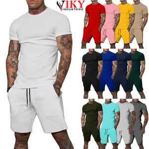 Conjunto de Pantalones Cortos y Camiseta para Hombre, Talla Grande, Personalizable con Logotipo, para Gimnasio y Fitness, Verano, Venta al Por Mayor - Product Image 2