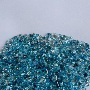 Couleur bleue de pierre précieuse d'aigue-marine naturelle traitée thermiquement avec certificat IGI - Product Image 6