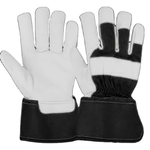 Gants de sécurité confortables en cuir de chèvre, résistants, pour travaux de jardinage, doux, usage personnel, anti-vibrations, anti-statiques - Product Image 6