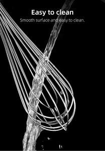 Vente en grande quantité d'ustensiles de cuisine Vente en gros Fouet manuel en acier inoxydable pour mélanger en remuant Logo personnalisé multi-tailles - Product Image 4