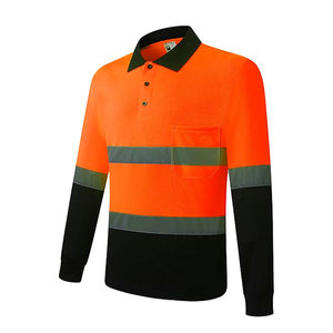 Polo de seguridad industrial unisex para hombre y mujer, Polo de alta visibilidad ajustado y de corte regular, hecho de poliéster térmico - Product Image 5
