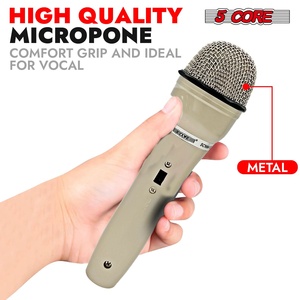 ไมโครโฟน 5Core XLR ไดนามิก ไมค์คาราโอเกะ ไมค์ร้องเพลง ไมค์สตูดิโอ ไมค์แบบมือถือ - Product Image 6