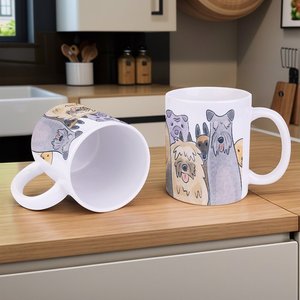 Tazza di ceramica bianca personalizzata tazza di caffè personalizzato, regalo fai da te per la casa e l'ufficio, noi locale POD - Product Image 3