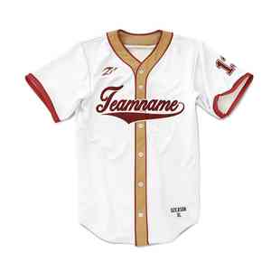 Maillot de baseball personnalisé haute performance, fabriqué en tissu doux, idéal pour l'entraînement sportif et le port quotidien, vêtements de sport athlétiques - Product Image 3