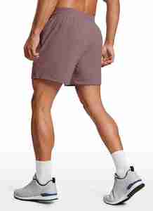 Sports Running <b>Shorts</b> With Inner <b>Compression</b> <b>Shorts</b> for <b>Men</b> Quick comfort Elastic Waistband <b>Men's</b> 2 in 1 Workout Running <b>Shorts</b> - Product Image 2