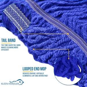 New Style High Quality Eco-friendly Durable Cotton Wood Pole Light Weight Self-Wringer Cleaning Mop 2025 Cheap Price - Product Image 6