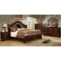 Ensemble de chambre à coucher classique de luxe, style antique, structure en bois de mahogany massif, design sculpté à la main, tailles personnalisées, cuir PU, pour maison, hôtel/villa
