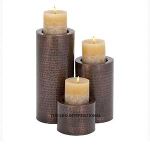 Portavelas Redondo de Metal Color Negro Brillante, Moderno y Decorativo, de Uso Múltiple, Gran Venta - Product Image 4